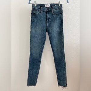 Frame Le Crop Mini Boot Skinny Denim Jeans Size 26
